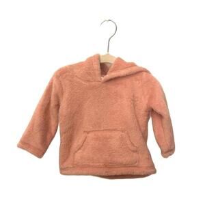 Carter's Pink Fleece Hoody Sweatshirt Girl's size 6 months